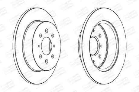Диск гальмівний CHAMPION 562440CH