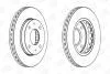 Диск гальмівний передній (кратно 2) Hyundai Elantra III (Xd) (00-06), Elantra III Saloon (Xd) (00-06) CHAMPION 562459CH (фото 1)