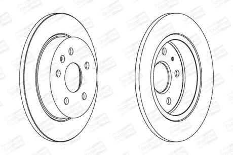 Диск гальмівний CHAMPION 562461CH