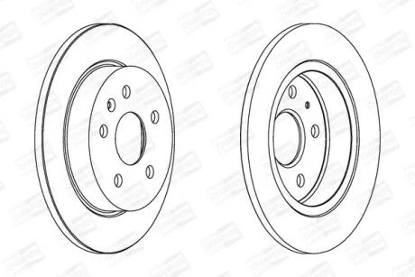 Диск гальмівний CHAMPION 562461CH