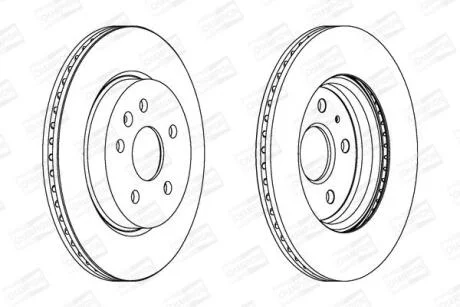 Диск гальмівний CHAMPION 562463CH
