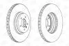 Диск гальмівний передній Bmw 3 (E90) (04-12), 3 Convertible (E93) (06-13) (562519CH-1) CHAMPION 562519CH1 (фото 1)