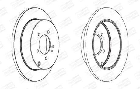 Диск гальмівний CHAMPION 562527CH