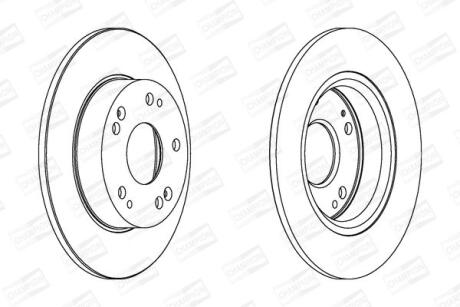 Диск гальмівний CHAMPION 562544CH