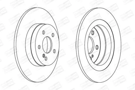 Диск гальмівний CHAMPION 562620CH