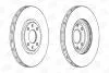 Диск гальмівний передній (кратно 2) Citroen C4 I (06-), DS 5 (11-15)/Peugeot 2008 II (Ud_, Us_, Uy_, Uk_) (19-) CHAMPION 562641CH (фото 1)