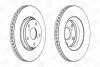 Диск гальмівний передній (кратно 2) Toyota Auris (_E15_) (06-12), Avensis (_T27_) (09-18) CHAMPION 562649CH (фото 1)