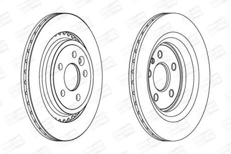 Диск гальмівний CHAMPION 562650CH
