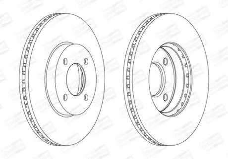 Диск гальмівний CHAMPION 562693CH