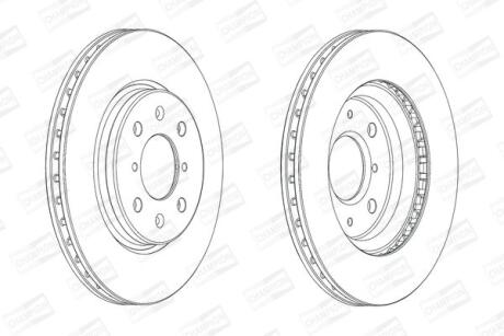 Диск гальмівний CHAMPION 562694CH