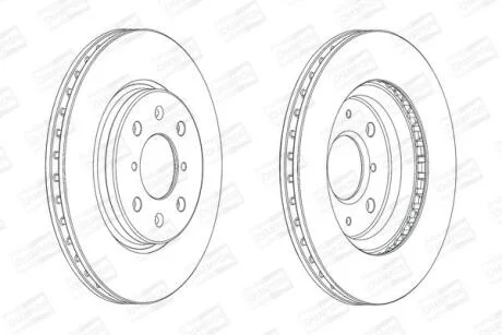 Диск гальмівний CHAMPION 562694CH