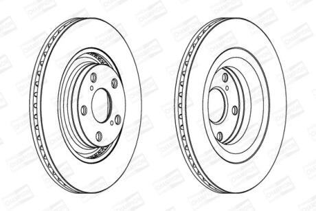Диск гальмівний CHAMPION 562726CH (фото 1)