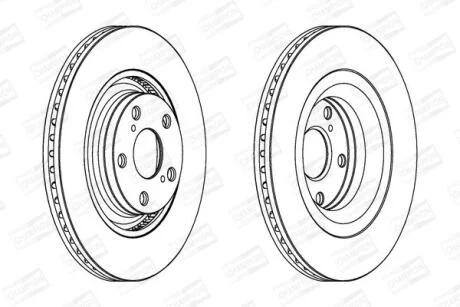 Диск гальмівний CHAMPION 562726CH