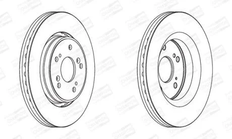 Диск гальмівний CHAMPION 562746CH