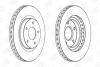 Диск гальмівний передній (кратно 2) Jeep Compass (06-), Patriot (07-17)/ Mitsubishi ASX (09-) CHAMPION 562790CH (фото 1)