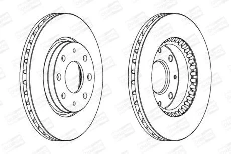 Диск гальмівний CHAMPION 562794CH