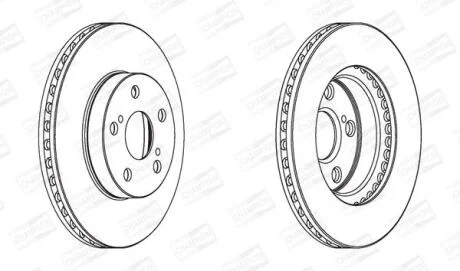 Диск гальмівний CHAMPION 562797CH