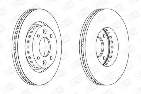 Диск гальмівний CHAMPION 562799CH