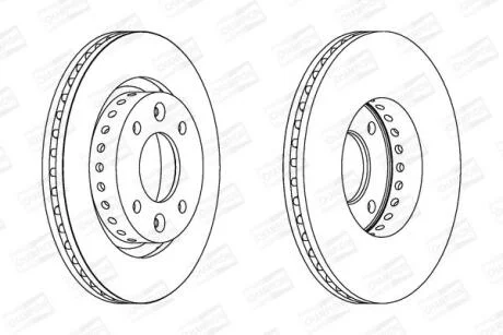 Диск гальмівний CHAMPION 562799CH