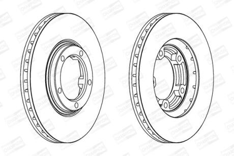 Диск гальмівний CHAMPION 562800CH