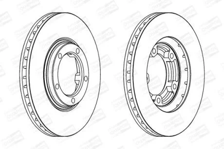Диск гальмівний CHAMPION 562800CH