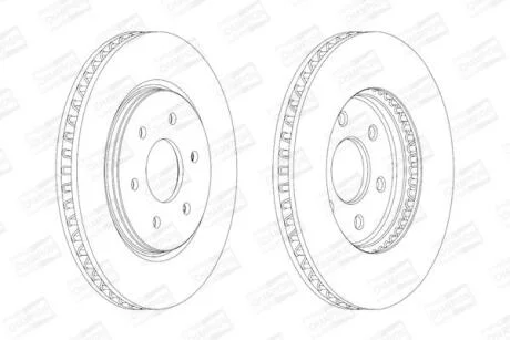 Диск гальмівний CHAMPION 562813CH