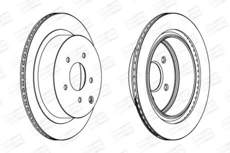 Диск гальмівний CHAMPION 562871CH