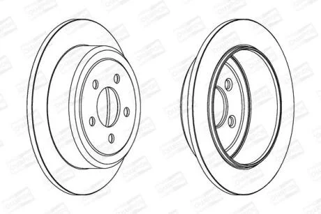 Диск гальмівний CHAMPION 562917CH