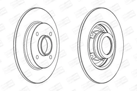 Диск гальмівний CHAMPION 562938CH-1