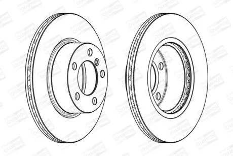 Диск гальмівний CHAMPION 562976CH