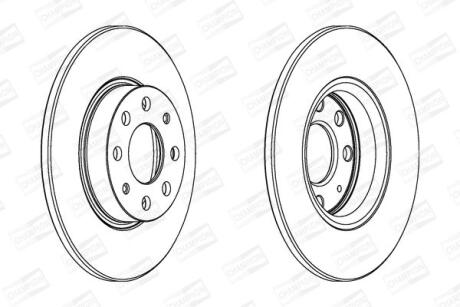 Диск гальмівний CHAMPION 563020CH