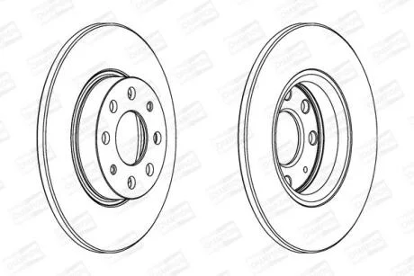 Диск гальмівний CHAMPION 563020CH