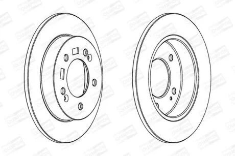 Диск гальмівний CHAMPION 563033CH