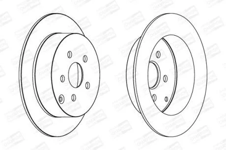 Диск гальмівний CHAMPION 563037CH