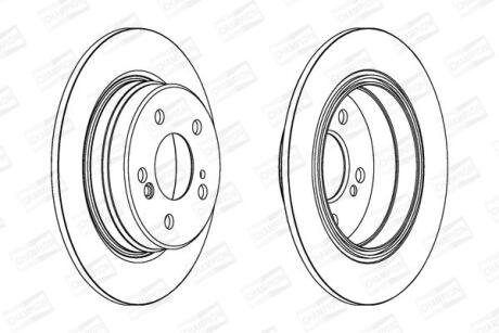 Диск гальмівний CHAMPION 563040CH