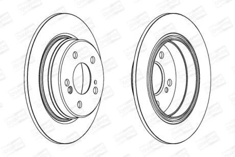 Диск гальмівний CHAMPION 563040CH