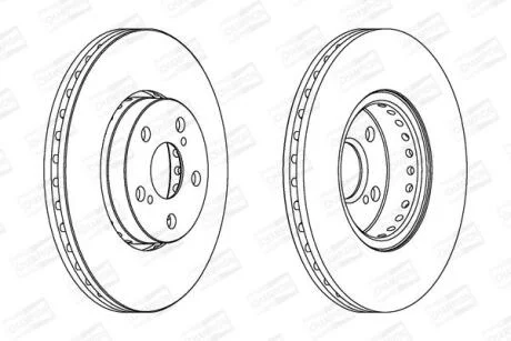 Диск гальмівний CHAMPION 563048CH