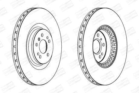 Диск гальмівний CHAMPION 563054CH-1