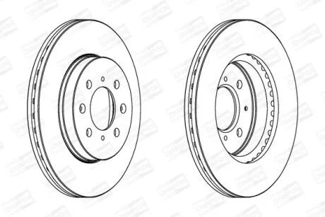 Диск гальмівний CHAMPION 563065CH