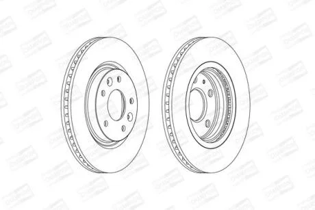 Диск гальмівний CHAMPION 563120CH