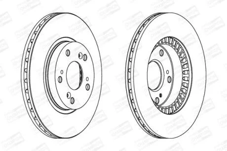 Диск гальмівний CHAMPION 563147CH