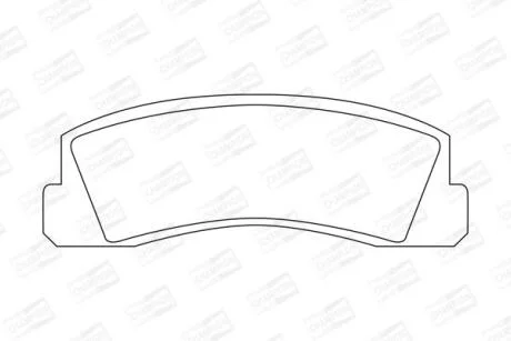 Колодки гальмівні дискові CHAMPION 571265CH