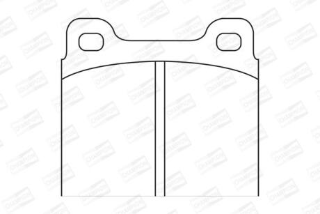 Колодки гальмівні дискові CHAMPION 571279CH