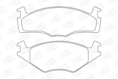 Колодки гальмівні дискові CHAMPION 571316CH