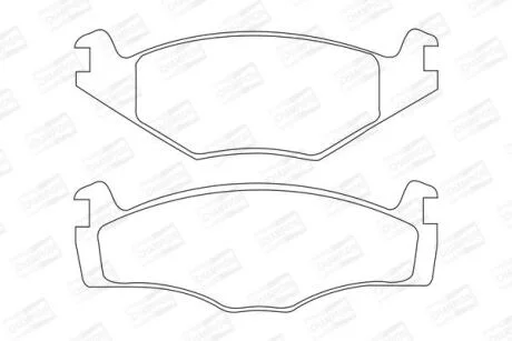 Колодки гальмівні дискові CHAMPION 571317CH