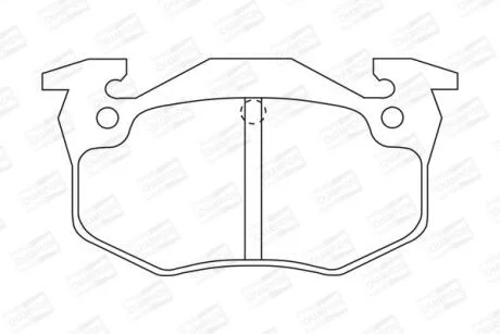 Колодки гальмівні дискові CHAMPION 571334CH
