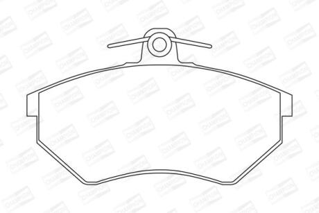 Колодки тормозные дисковые передние Chery Amulet (03-10)/ VW Caddy II CHAMPION 571357CH