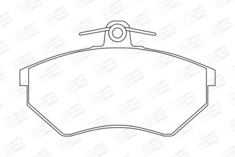 Колодки гальмівні дискові передні Chery Amulet (03-10)/ VW Caddy II CHAMPION 571357CH