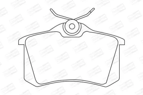 Колодки гальмівні дискові CHAMPION 571361CH