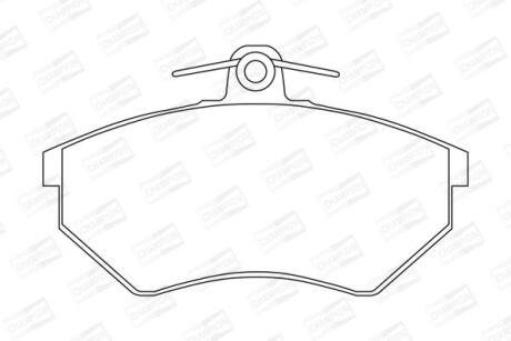 Колодки гальмівні дискові CHAMPION 571376CH